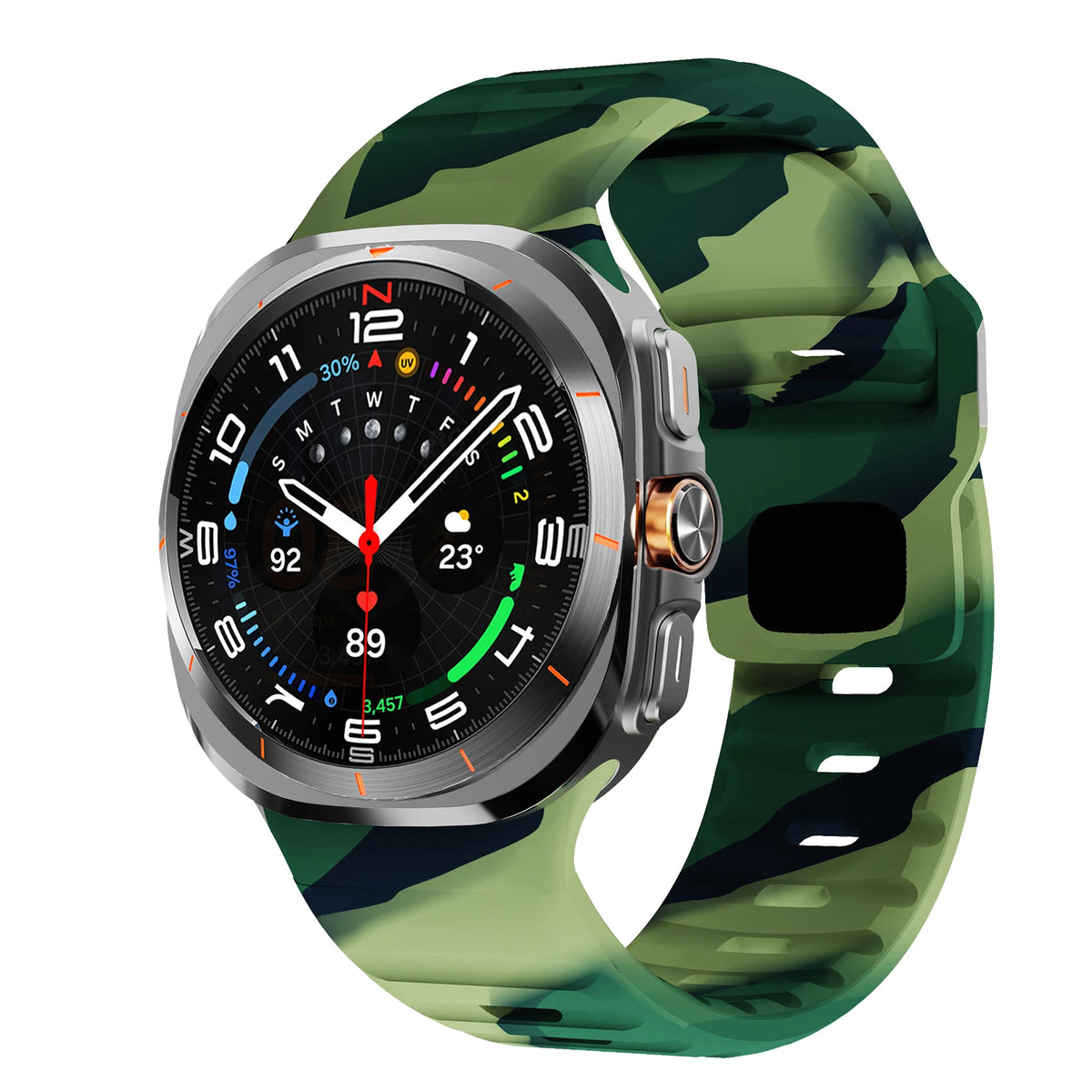 Sport Silicone For Samsung Galaxy Watch 7 Ultra Strap 47mm Accessories correa Bracelet For Samsung Galaxy Watch ultra band 47 mm