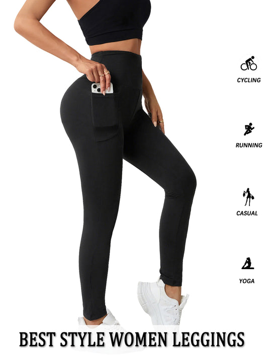 High Waisted Absorbent Leggings with Pocket