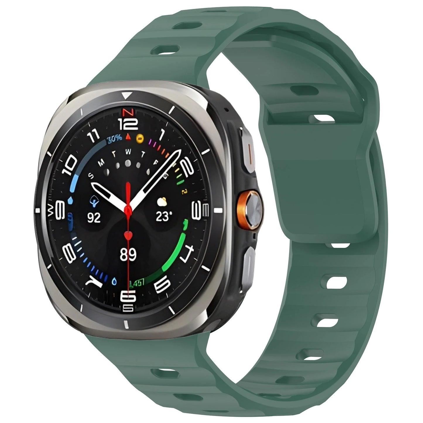 Sport Silicone Strap For Samsung Galaxy Watch 8 Ultra 47mm Bracelet Wristband Accessories Samsung Galaxy Watch Ultra 47mm Correa