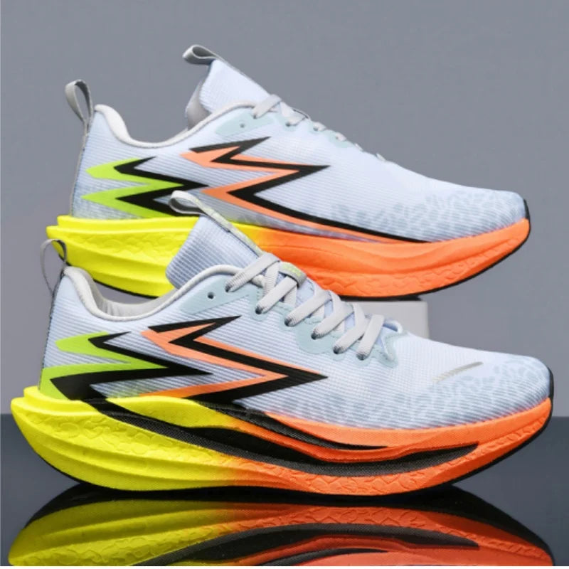 Running Shoes Men Marathon Sports Speciality Carbon Board Breathable Lightweight Women's Comfortable Athletic Stability Sneakers