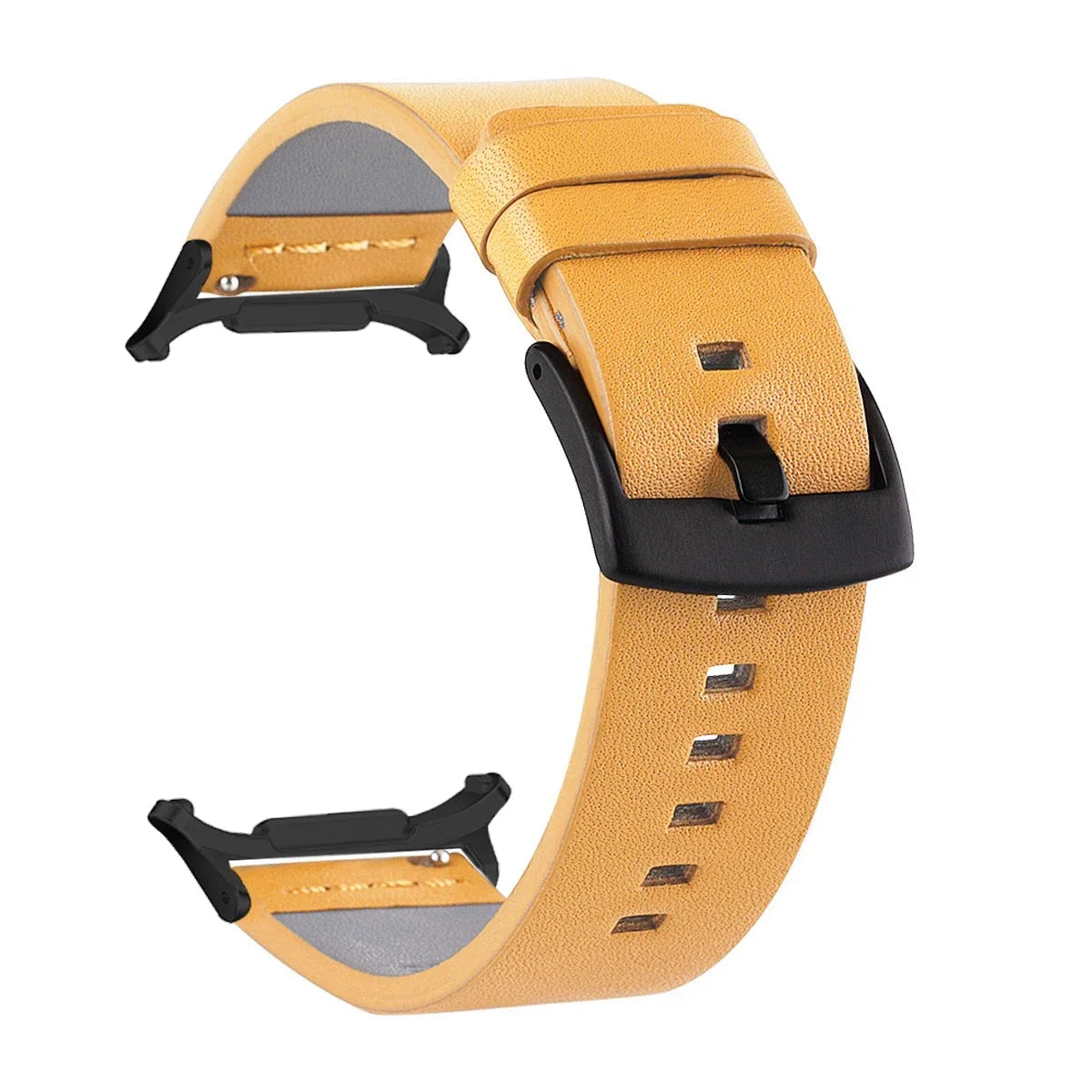 Leather Strap for Samsung Galaxy Watch 7 Ultra 47mm Business Band Bracelet for Galaxy Watch Ultra 47mm No Gaps Wristband Correa