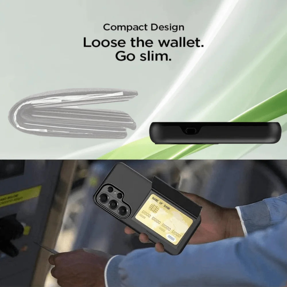 Suitable for Samsung S26 Ultra / S26 Plus / S26 Funda Wallet 3-Card ID Slot Credit Card Flip Case