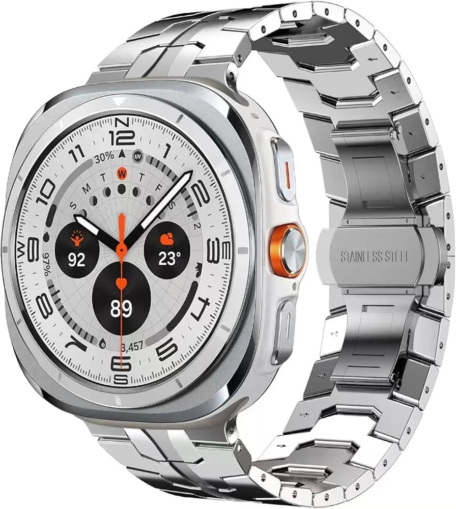 Titanium Band for Samsung Galaxy Watch Ultra 47mm Men Bracelet Luxury Metal Strap for samsung 7 ultra Galaxy Ultra 47MM Correa