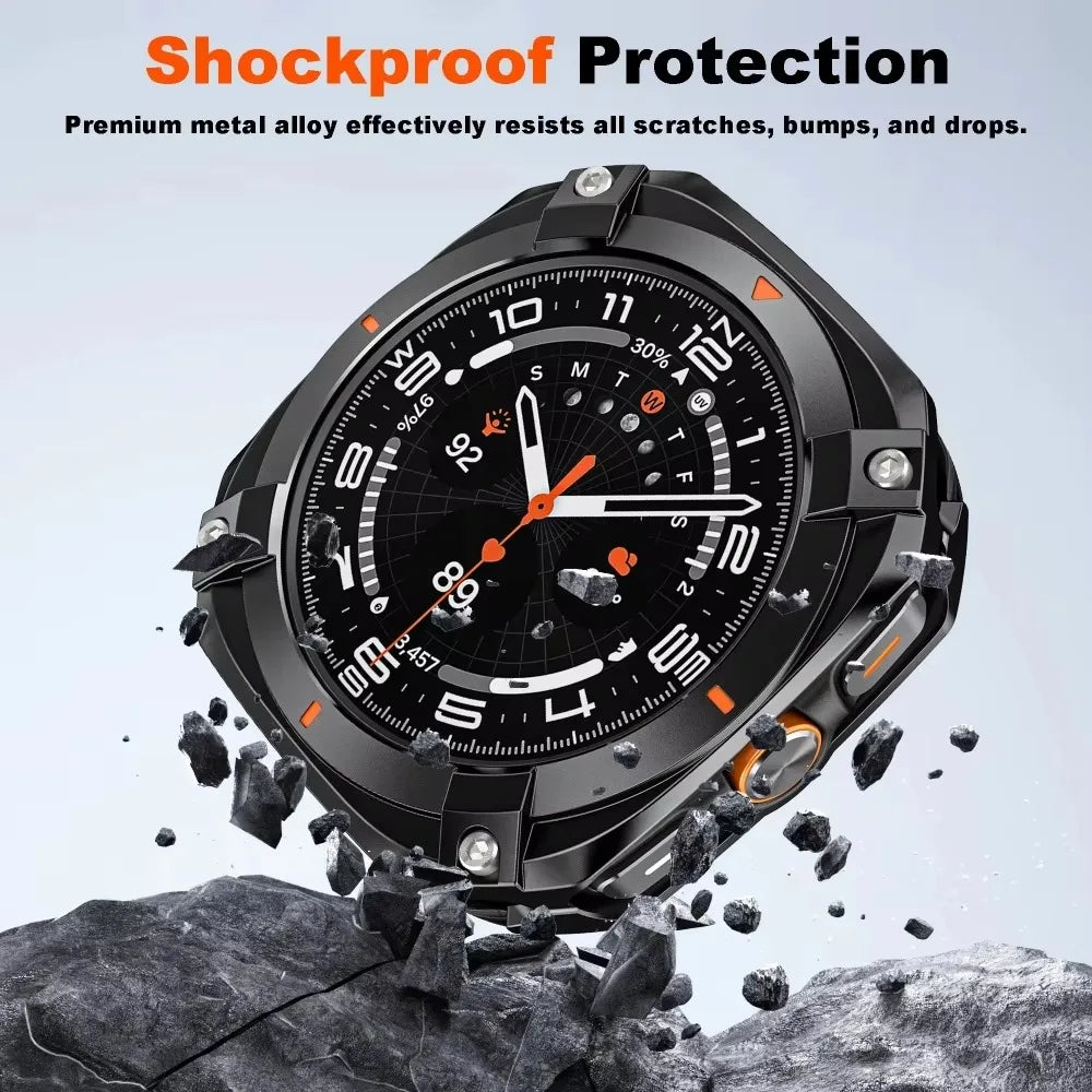 Aluminium Alloy Metal Bumper for Samsung Galaxy Ultra Watch 7 Ultra 47mm Protective Case Cover for Samsung Galaxy Watch Ultra