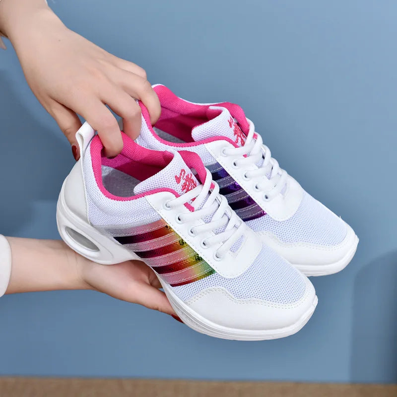 Mesh Women's Sneakers – Ultra-Lightweight, Breathable with a Split-Outsole Design for Jazz, Modern Dance, and Studio Fitness