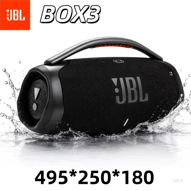 JBL BOOMBOX 3 Portable Outdoor Speaker IP68 Waterproof Stereo Sound with Built-in Power Supply for Camping And Travel