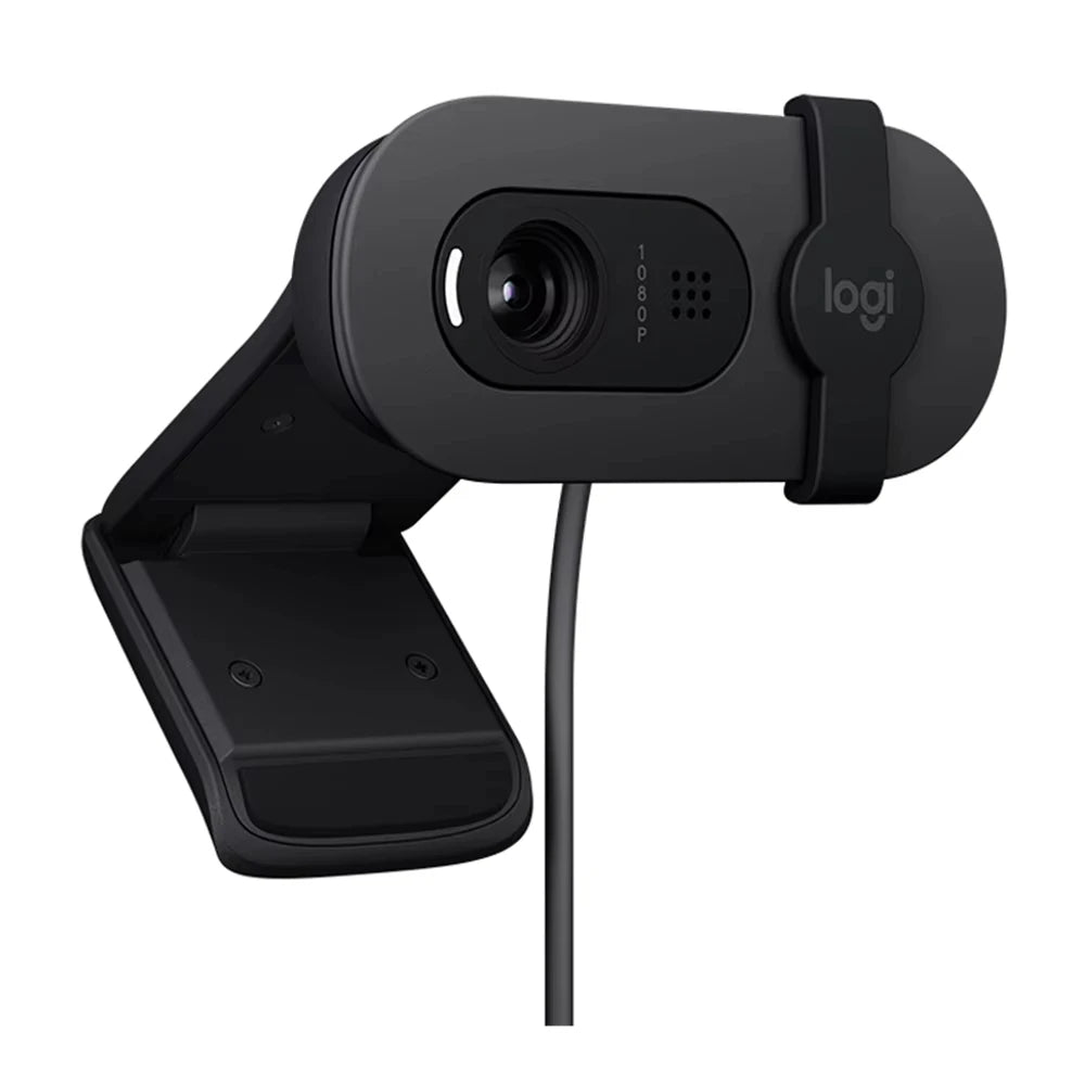 Logitech Brio 90 HD 1080p webcam with automatic light balancing, integrated privacy shutter, and built-in microphone Webcam