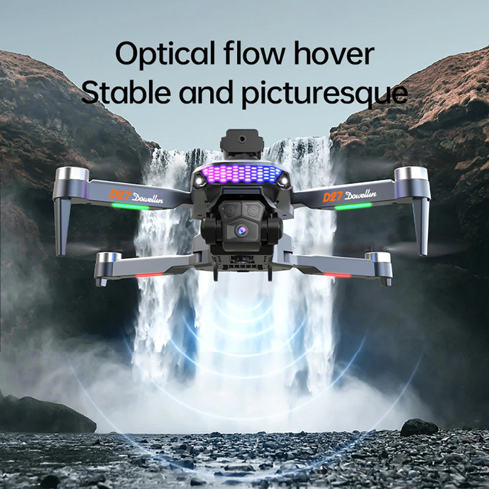 NEW D27 MAX Drone Professional 8K GPS HD Camera 5G WIFI FPV UAV with 4.5 Inch Screen Remote Control RC Drone 5KM Range