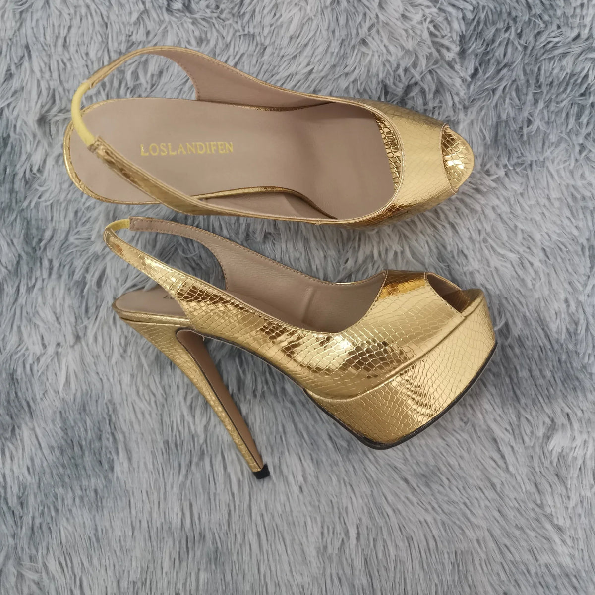 Women Platform High Heels Sexy Open Toe Sandals Shoes