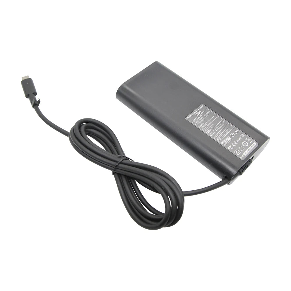 FTEWUM AC Laptop Charger 20V 6.5A 130W USB C Type-C Adapter For Dell XPS 15 9570 9575 DA130PM170 HA130PM170 HA130PM130