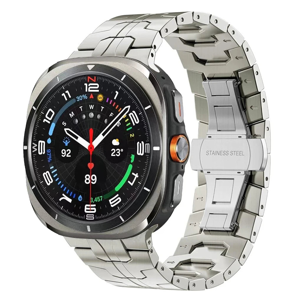 Titanium Band for Samsung Galaxy Watch Ultra 47mm Men Bracelet Luxury Metal Strap for samsung 7 ultra Galaxy Ultra 47MM Correa