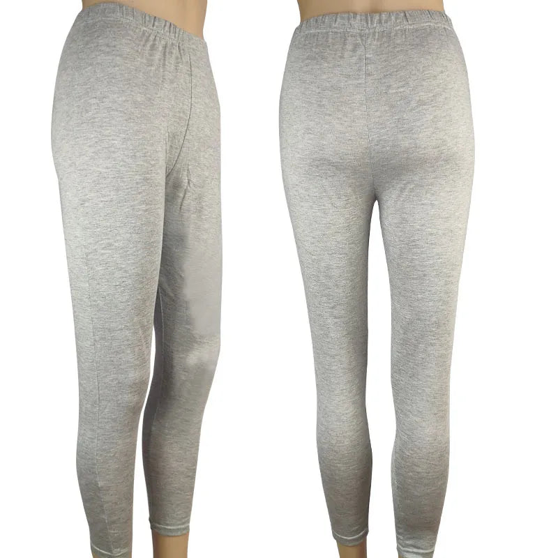 Women Elastic Waist Casual Leggings Large Shinny Legging High Stretch Leggings Gym Pants Workout Fashion Leggings
