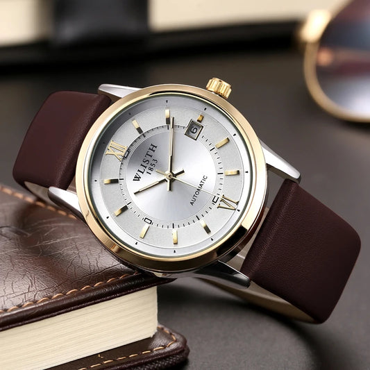 Reloj Automatic Watches for Men Luxury Mechanical Watch Stainless Steel Waterproof Luminous Casual Mechanical Wristwatch