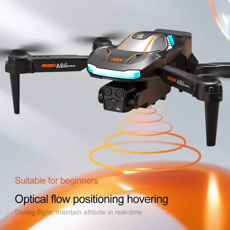 Drone Professional 4K Three Camera Folding Obstacle Avoidance Optical Flow Positioning Upgraded  New Toys for Boys