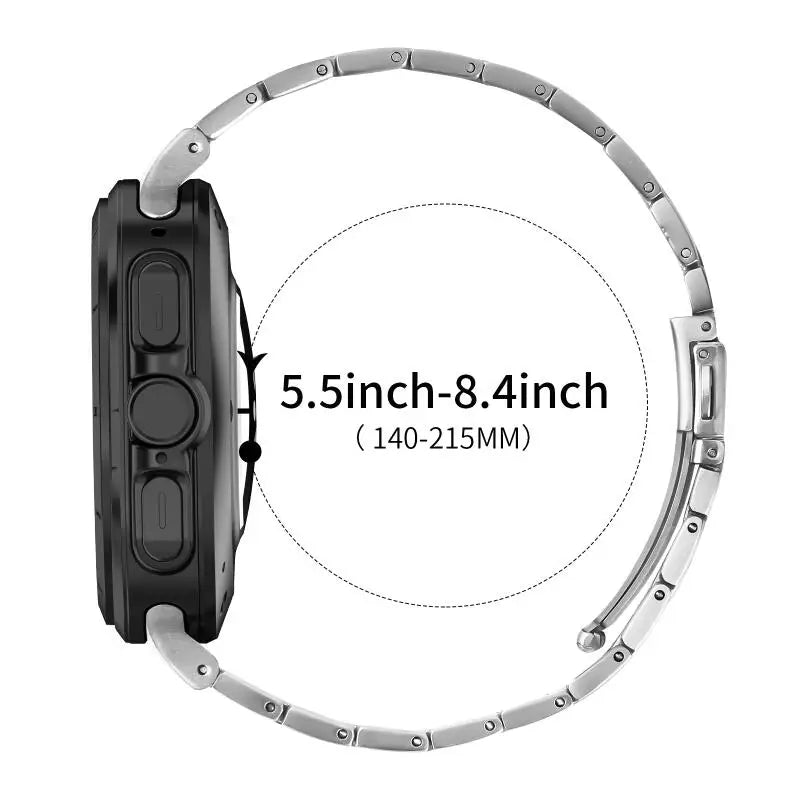 Stainless Steel Strap For Samsung Galaxy Watch Ultra 47mm No Gaps Replacement Bracelet For Samsung Galaxy Watch 7 Ultra 47mm