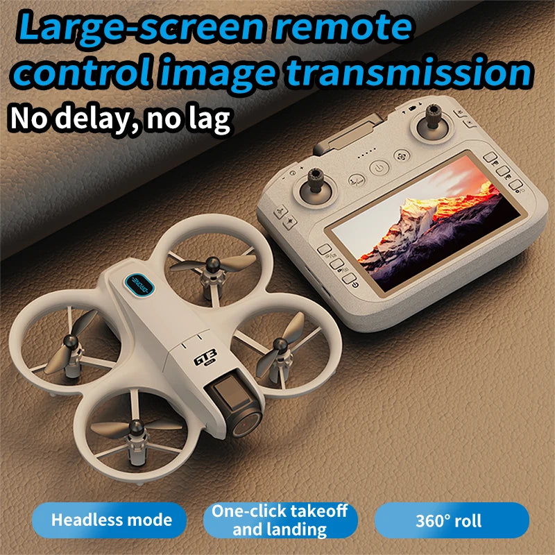 GT3 MAX Drone 8K HD 4.3" Remote Control Headless Mode Helicopter 360° Flip Quadcopter Toys Mini Drone Fors Kid Toy Gifts