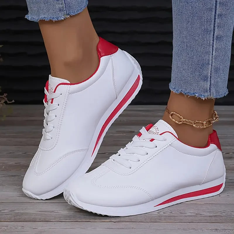 Roman Luxury Designer Women's Sneaker – Contemporary Low-Heel Silhouette, Premium Fashion Finish, and Engineered Comfort for Autumn Styling and Active Wear