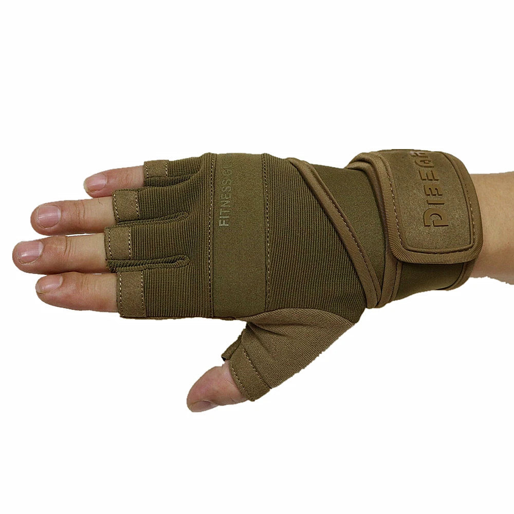 Gym Gloves Bodybuilding Powerlifting Dumbbell Pull Ups Home Workout Training Fitness Gloves For Man Gym