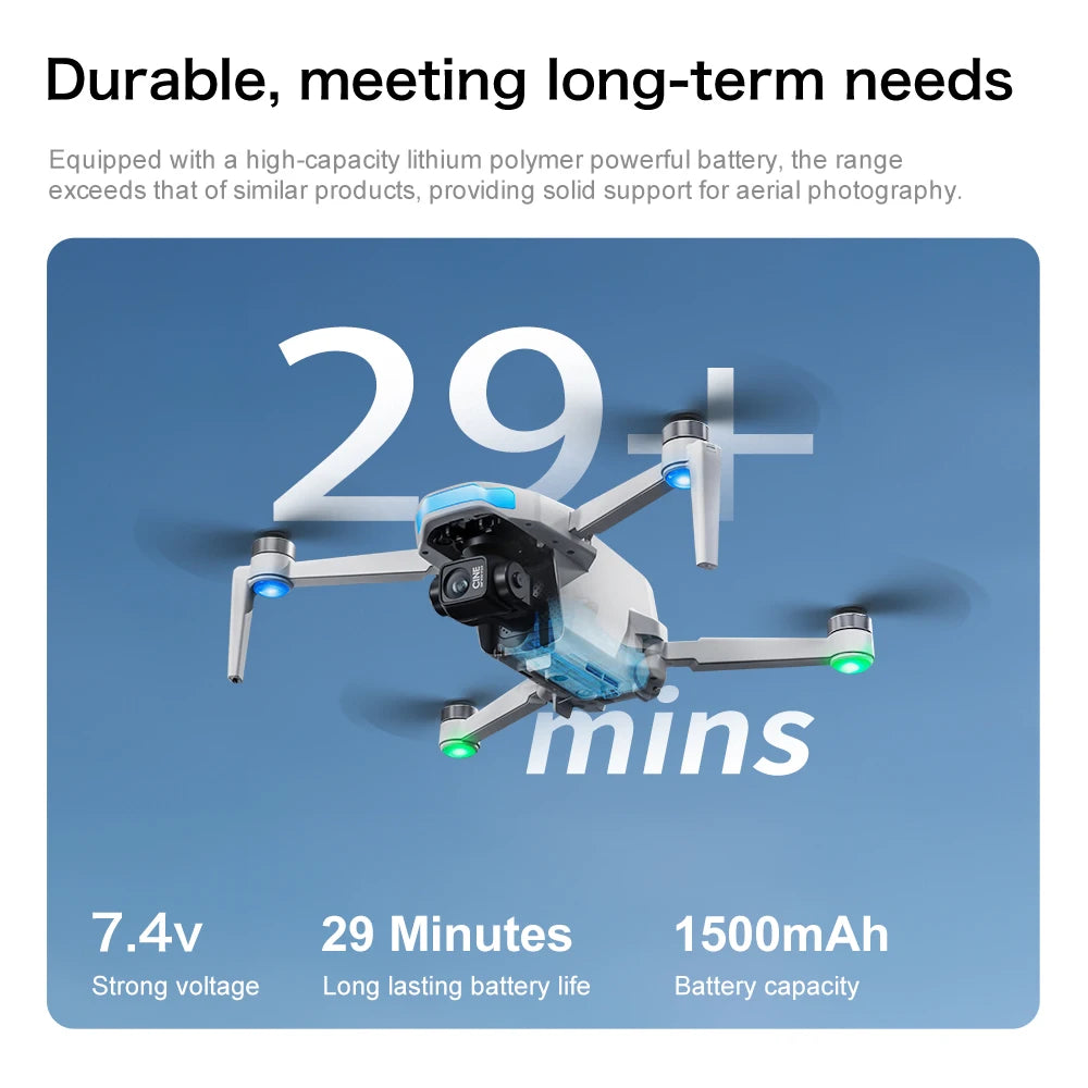 S-X1 High-end GPS Drone Professional 8K Camera With Screen 10KM Digital Image Transmission 3-axis Gimbal Brushless RC Quadcopter