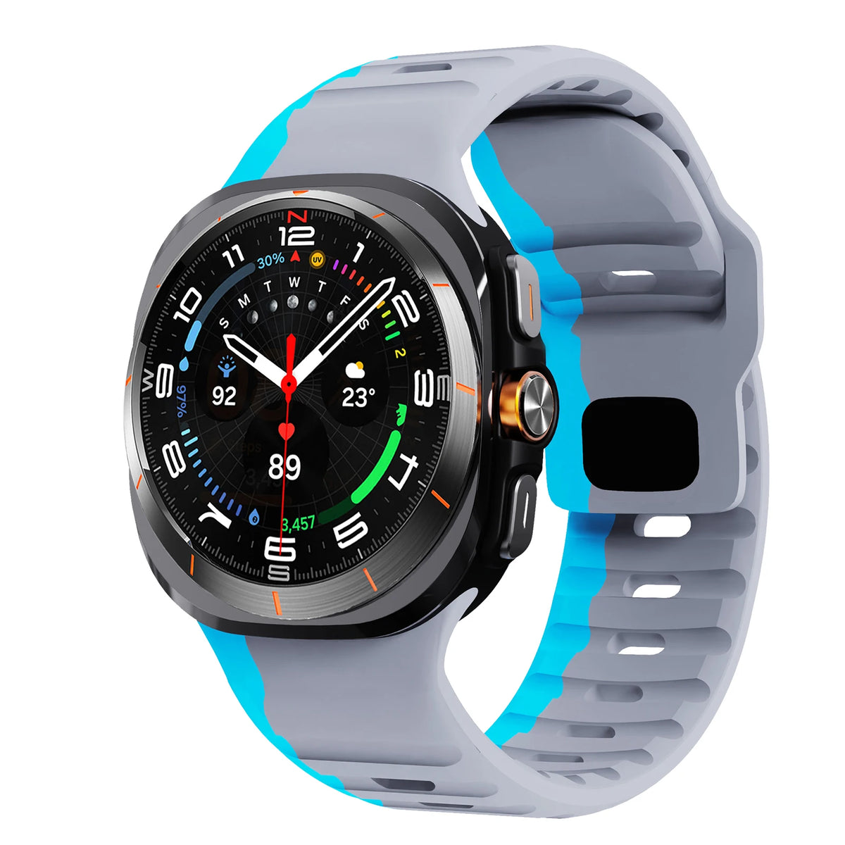 Sport Silicone For Samsung Galaxy Watch 7 Ultra Strap 47mm Accessories correa Bracelet For Samsung Galaxy Watch ultra band 47 mm