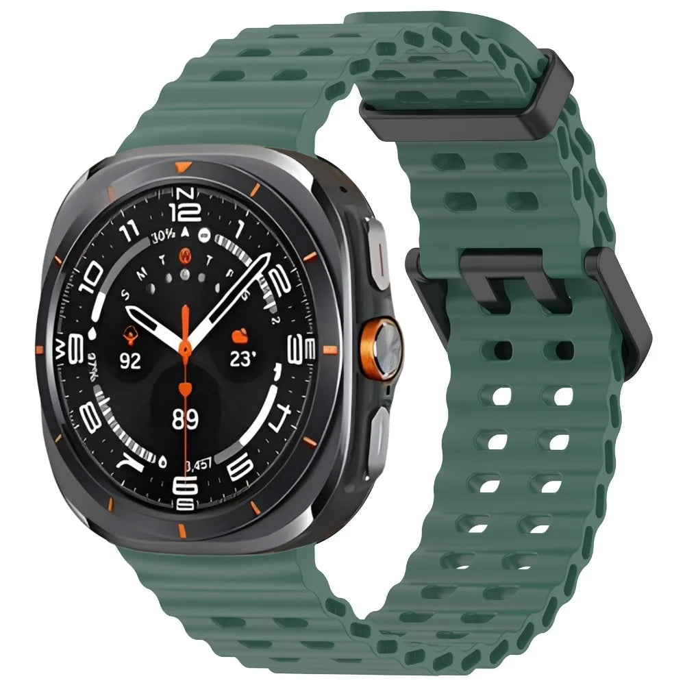 Ocean Silicone Band for Samsung Galaxy Watch 8-7 Ultra 47mm Original Wristband Correa for Samsung Galaxy Watch Ultra 47mm Strap