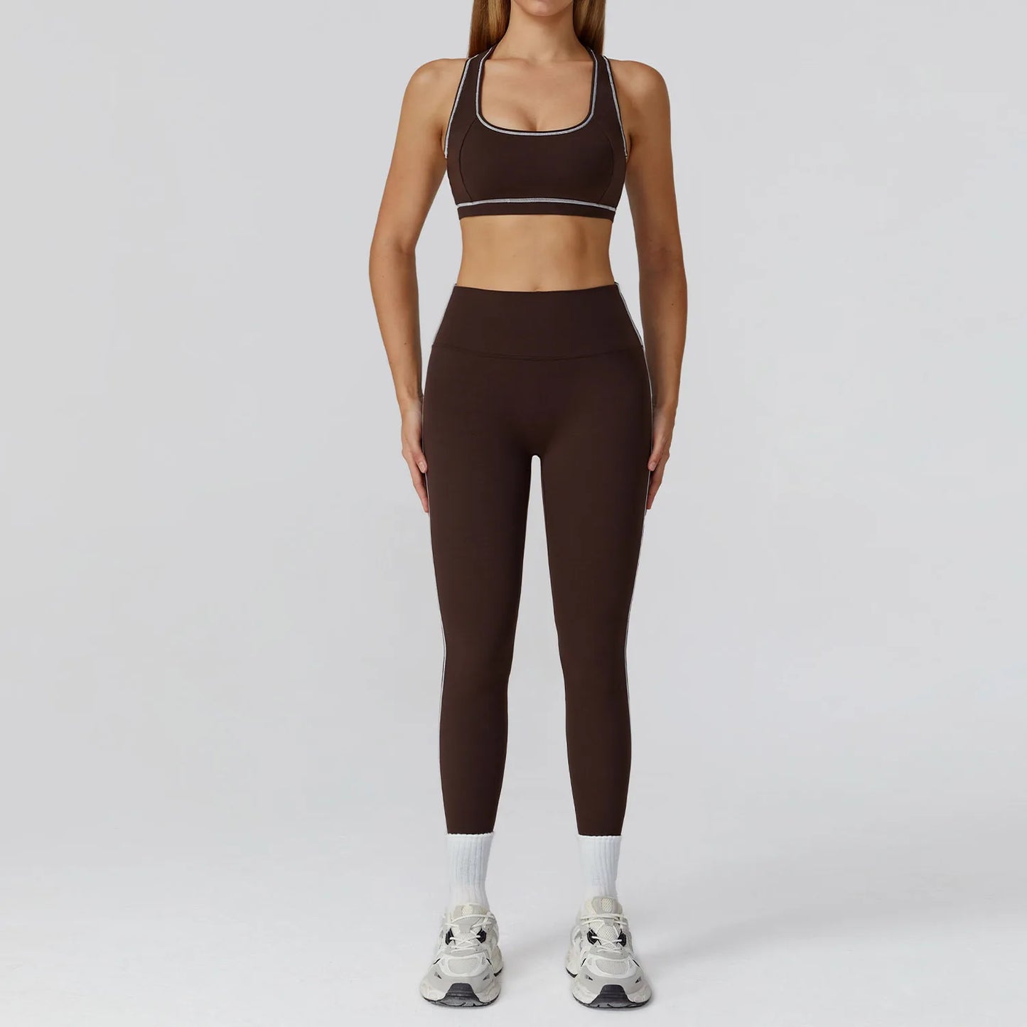 Women Clothes Sports Outfits Yoga Set 2/3PCS Fitness Tracksuit Gym Legging Workout Long Sleeved Female Bra Yoga Suit Sportswear
