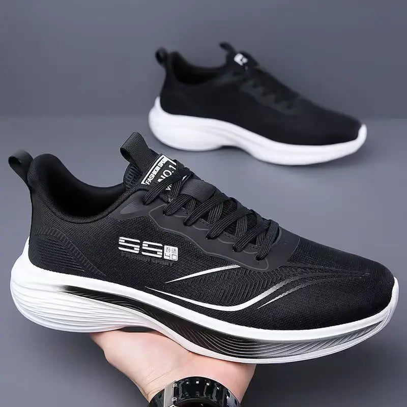 Men’s Spring/Summer Casual Training Sneakers Ultra-lightweight mesh meets a flexible, non-slip soft sole for all-day comfort.