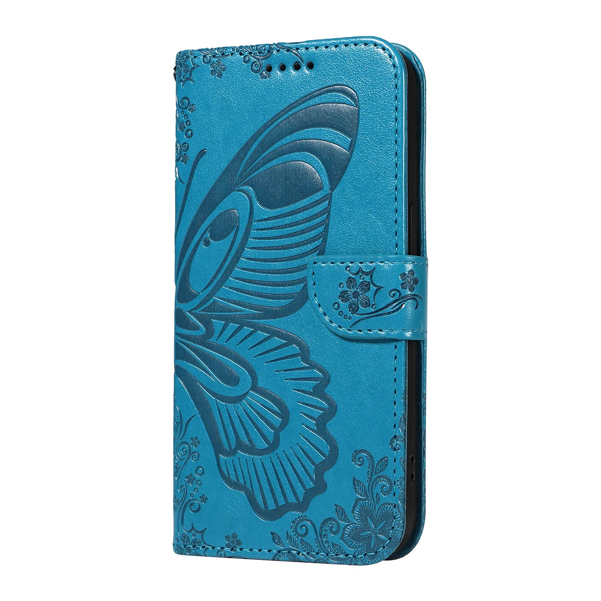 Magnetic Leather Wallet Flip Case for Samsung Galaxy S26 Plus Edge Ultra Phone Book Cover WIth Stand 3D Embossed Butterfly