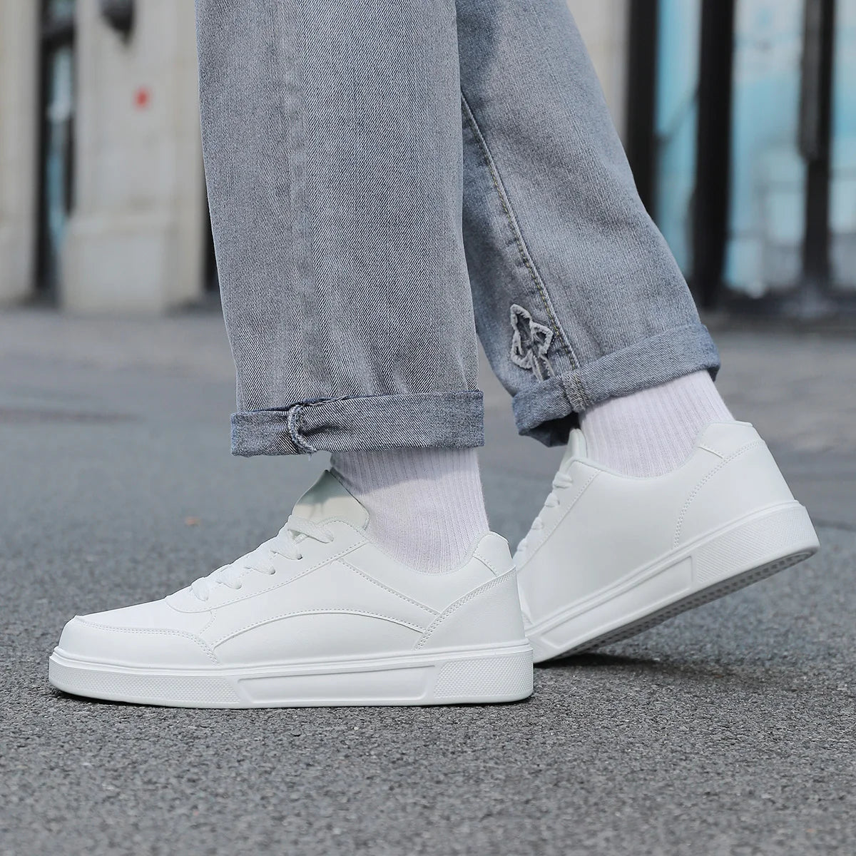 Essential Summer Casual Women's Sneaker – Lightweight, Breathable Mesh Construction, Wear-Resistant Durability, and Engineered Non-Slip Sports Soles