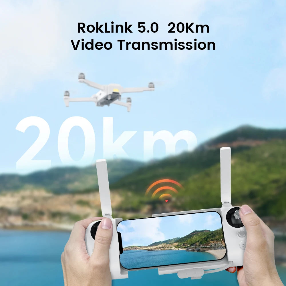 FIMI X8 Tele Max Drone 30x Hybrid Zoom Wide-Angle Tele Camera 20KM Range 4K 60fps 3-Axis Gimbal GPS AI Super Night Video