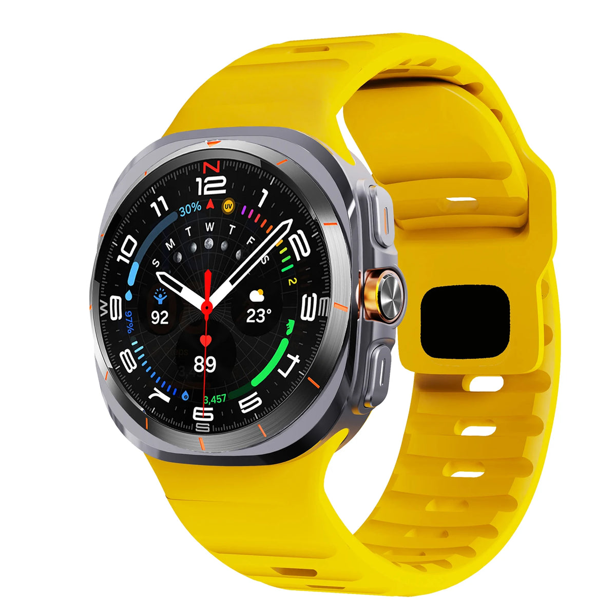 Sport Silicone For Samsung Galaxy Watch 7 Ultra Strap 47mm Accessories correa Bracelet For Samsung Galaxy Watch ultra band 47 mm