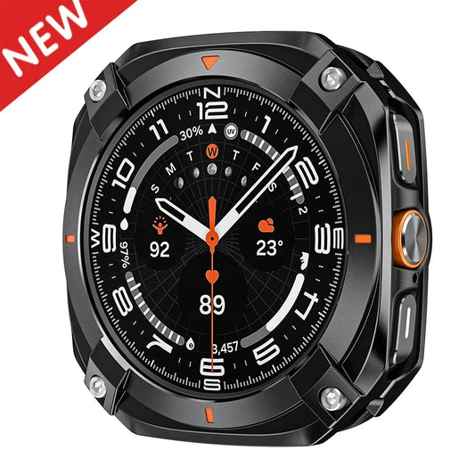 Luxury Aluminium Case for Samsung Galaxy Ultra Watch Ultra 47mm Metal Cover Screen Protector for Samsung Galaxy 7 Ultra 47mm