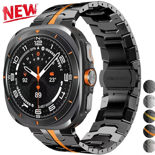 Titanium Band for Samsung Galaxy Watch Ultra 47mm Men Bracelet Luxury Metal Strap for samsung 7 ultra Galaxy Ultra 47MM Correa