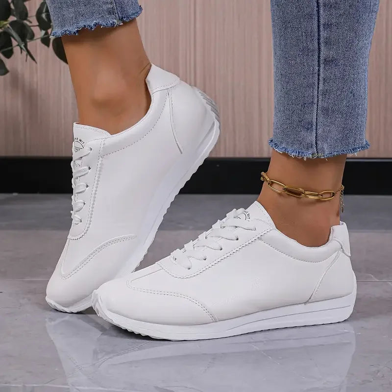 Roman Luxury Designer Women's Sneaker – Contemporary Low-Heel Silhouette, Premium Fashion Finish, and Engineered Comfort for Autumn Styling and Active Wear