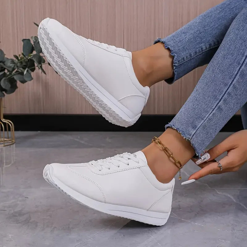 Roman Luxury Designer Women's Sneaker – Contemporary Low-Heel Silhouette, Premium Fashion Finish, and Engineered Comfort for Autumn Styling and Active Wear