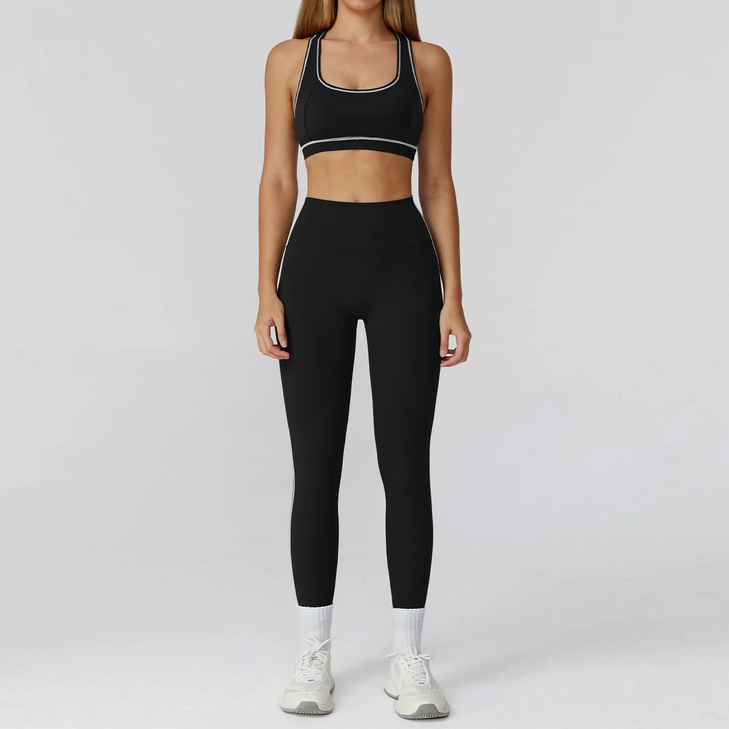 Women Clothes Sports Outfits Yoga Set 2/3PCS Fitness Tracksuit Gym Legging Workout Long Sleeved Female Bra Yoga Suit Sportswear