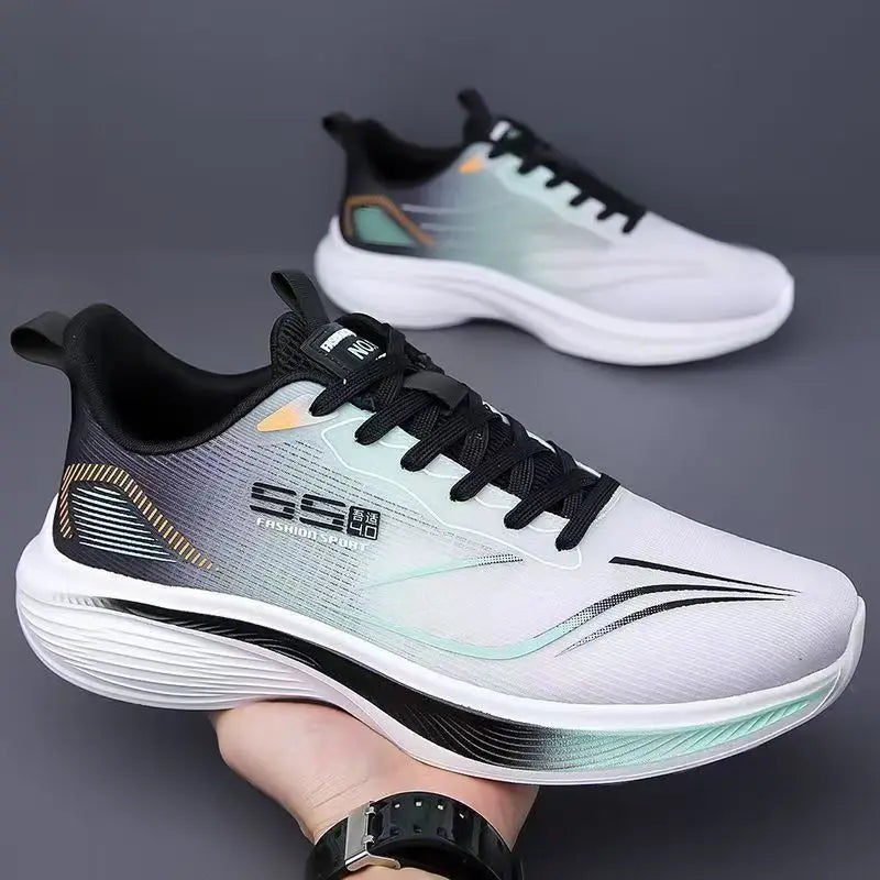 Men’s Spring/Summer Casual Training Sneakers Ultra-lightweight mesh meets a flexible, non-slip soft sole for all-day comfort.