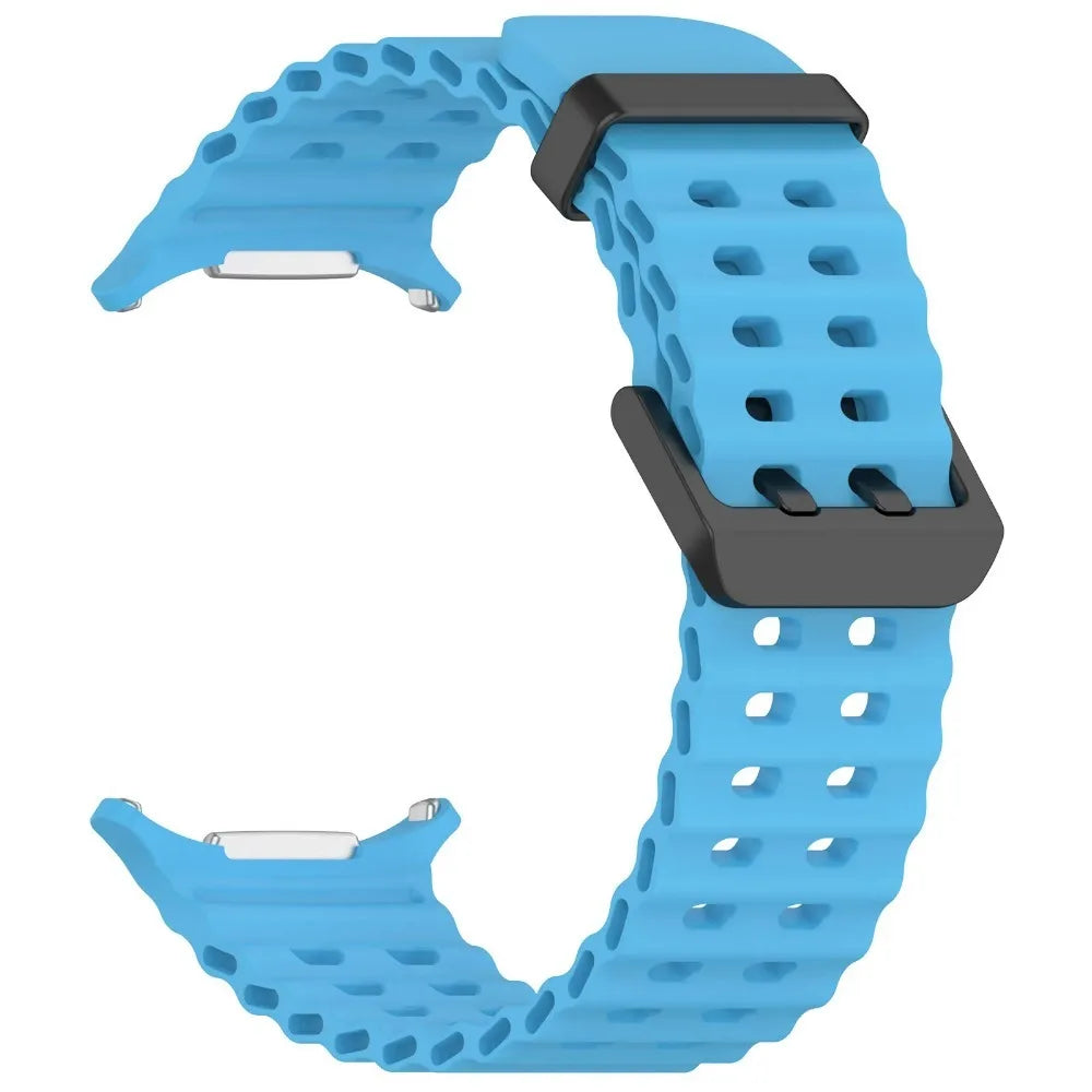 Ocean Silicone Band for Samsung Galaxy Watch 8-7 Ultra 47mm Original Wristband Correa for Samsung Galaxy Watch Ultra 47mm Strap