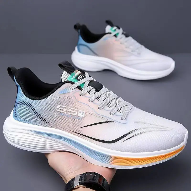 Men’s Spring/Summer Casual Training Sneakers Ultra-lightweight mesh meets a flexible, non-slip soft sole for all-day comfort.