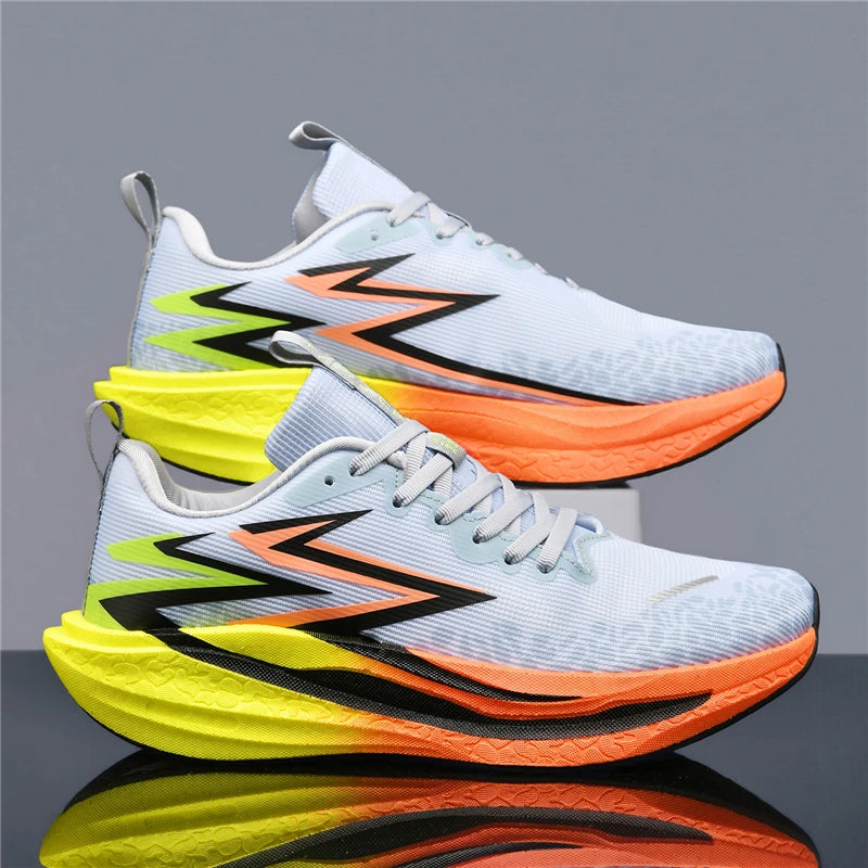 Running Shoes Men Marathon Sports Speciality Carbon Board Breathable Lightweight Women's Comfortable Athletic Stability Sneakers