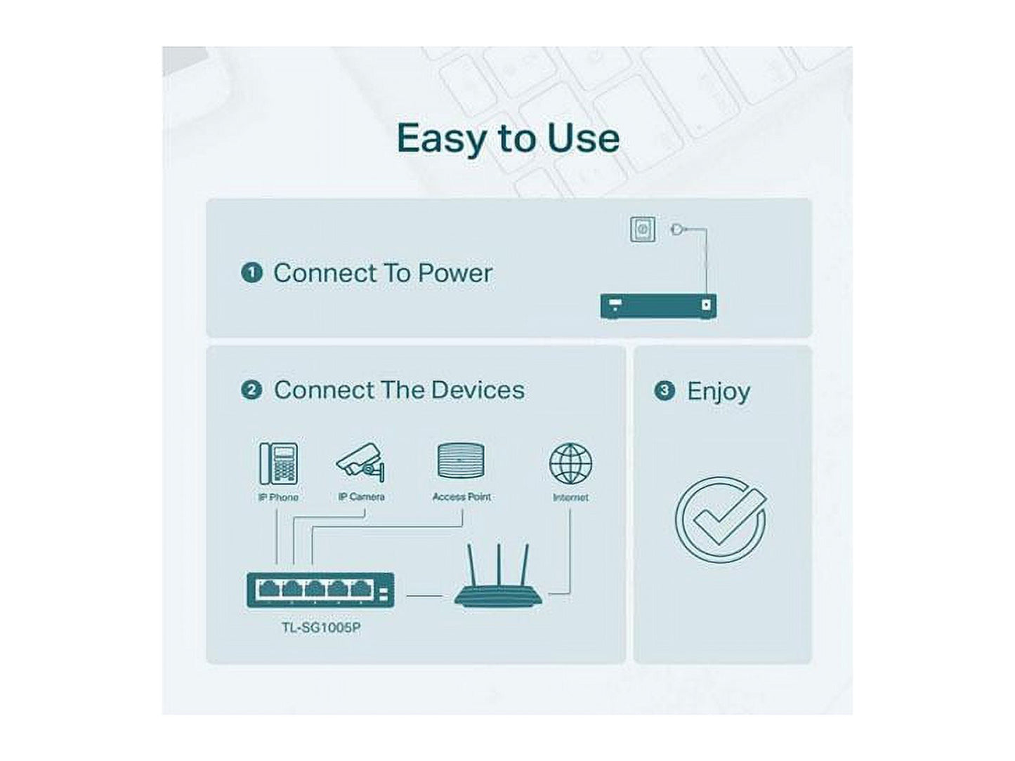 TP-Link TL-SG1005P| 5 Port Fast Ethernet PoE Switch | 4 PoE+ Ports @67W | Desktop | Plug & Play | Sturdy Metal w/ Shielded Ports | Fanless | Limited Lifetime Protection | Extend & Priority Mode